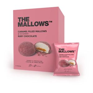 The Mallows Caramel Filled + Ruby Chocolate Box - 5 stk